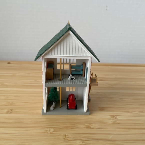 Lot 4 Hallmark Ornaments Nostalgic Houses & Shops 1988-91 NO boxes - Picture 12 of 12